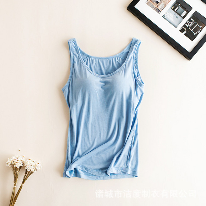 모달 노와이어 컵 브라 패드 나시 일체형 SH446