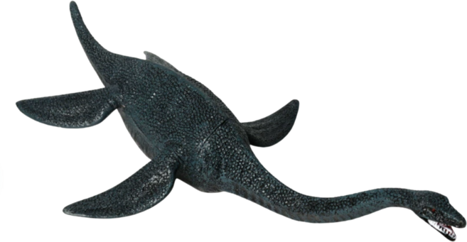 목이 움직이는 플레시오사우루스 해양 공룡 피규어, 1개