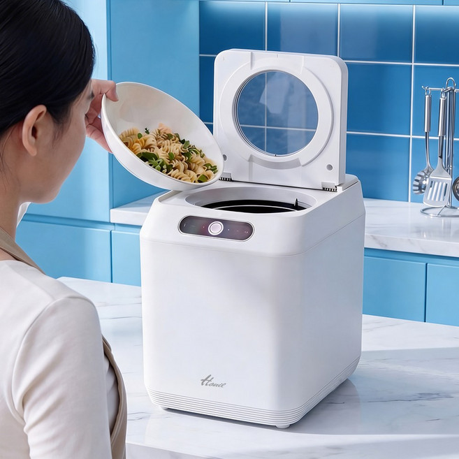 한일 음식물 처리기 건조분쇄 가정용 대용량 분쇄기 처리기기 5.5리터, 크림화이트, 듀얼블레이드