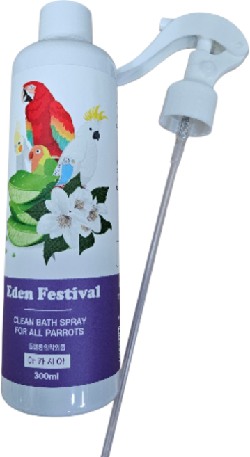 에덴페스티벌 클린 배스 스프레이 300ml - (아카시아향) (천연식물추출 17가지와 비오틴함유), 1개