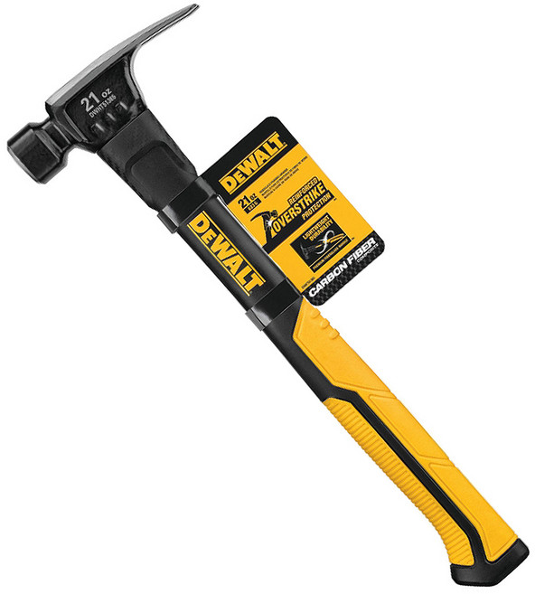 디월트 초경량 망치 600g 파운딩해머 캠핑 팩 목공 목수 가벼운망치 빠루, 1개