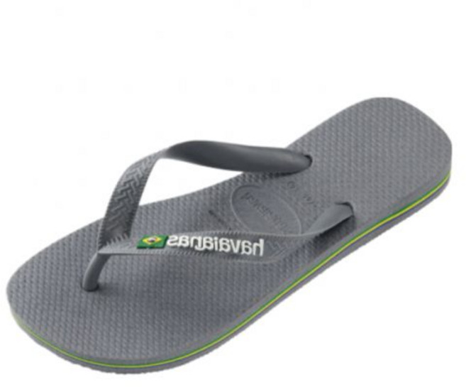 하바이아나스 브라질 로고 플립플랍 쪼리 Steel 그레이 매장정품 126560