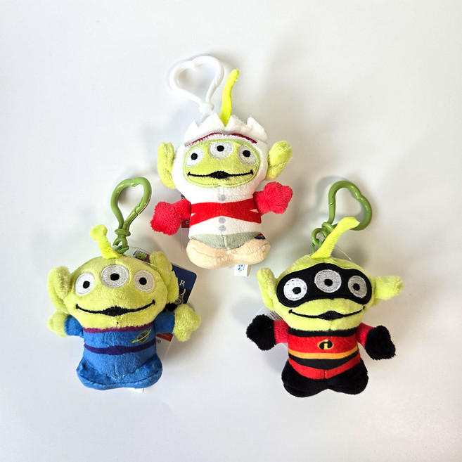 알린 콜라보 믹스 인형 키링 가방 핸드폰 자동차 열쇠고리 가꾸 백꾸, 1개, 알린 포키 키링