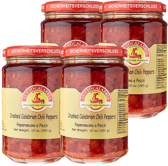 TUTTOCALABRIA 투토칼라브리아 페페론치노 페퍼론치노 이탈리아 Calabrian Chili Paste 285g 4개