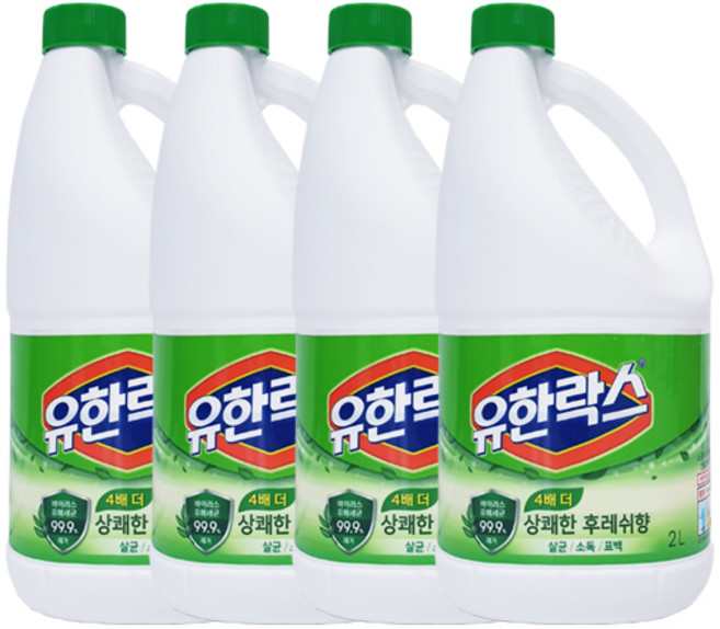유한락스 후레쉬 2L x4, 4개