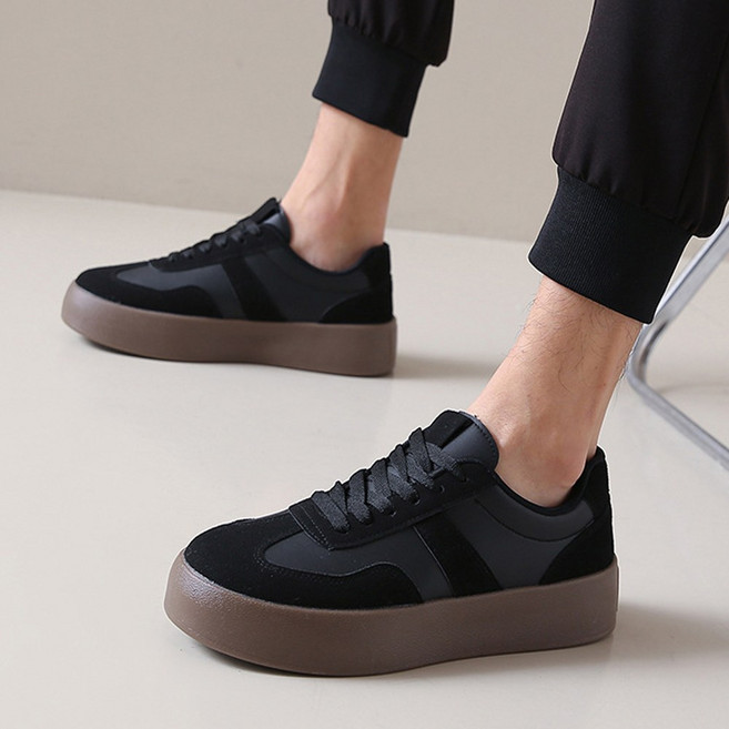 남성 발편한 통굽 독일군 스니커즈 운동화