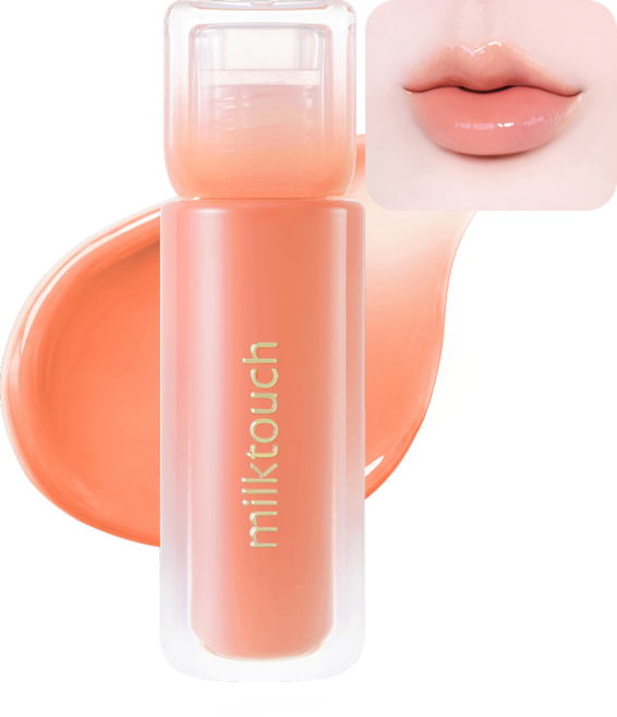 밀크터치 듀 스테인 쉬어 립 글로스, 1개, 4ml, 10.탠저린팝
