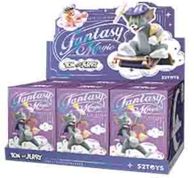 52TOYS Tom and Jerry 奇幻魔力系列盒玩 湯姆貓與傑利鼠盲盒, 一中盒(下標數量下6) X4000