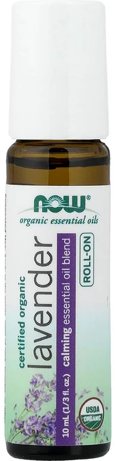나우 푸드(NOW Foods) 유기농 에센셜 오일 라벤더 롤온 10ml (1/3 fl oz) NOW-07905, NOW Foods, 유기농 에센셜 오일, 라벤더 롤온, - 쿠팡