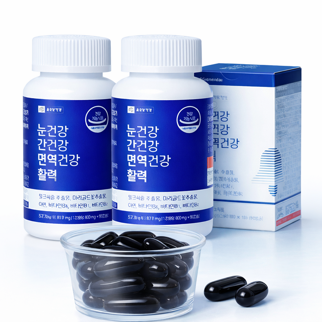 [김수녕] 종근당건강 눈건강 간건강 면역건강 활력 6개월분 루테인 밀크씨슬 아연 눈간면활, 1세트, 180정