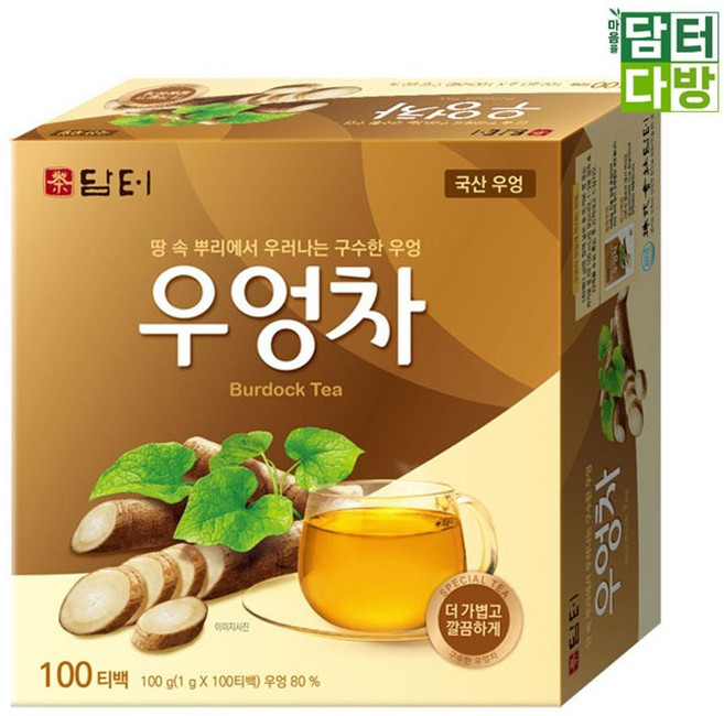 담터 우엉차 100티백, 1g, 1, 1
