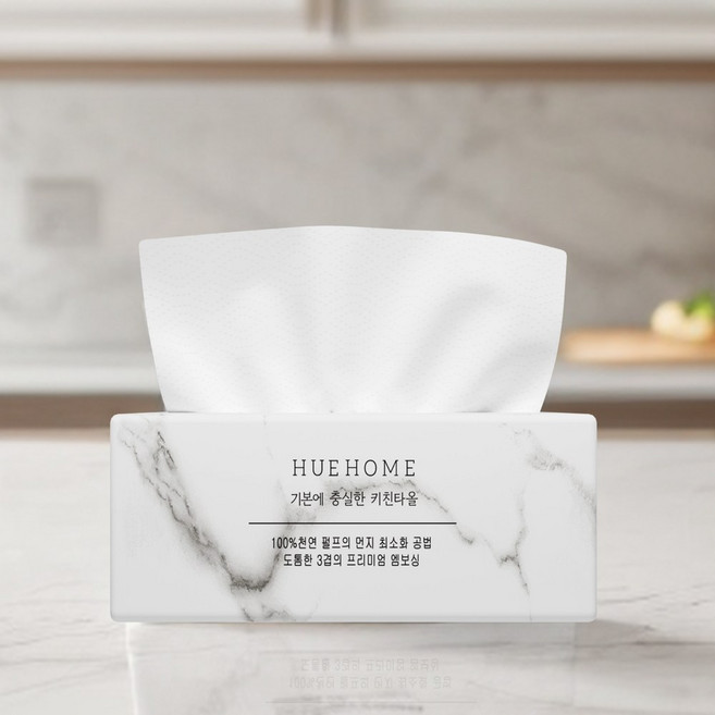휴홈 먼지없는 뽑아쓰는 키친타올 100매 9팩 (900매), 9개