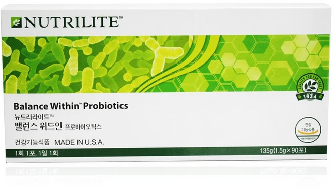 뉴트리라이트 밸런스 위드인 365 프로바이오틱스 유산균, 1.5g, 90개 - 쿠팡