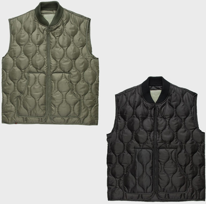 [로스코/국내배송] ROTHCO QUILTED WOOBIE VEST (2 COLORS) 우비 퀼티드 베스트