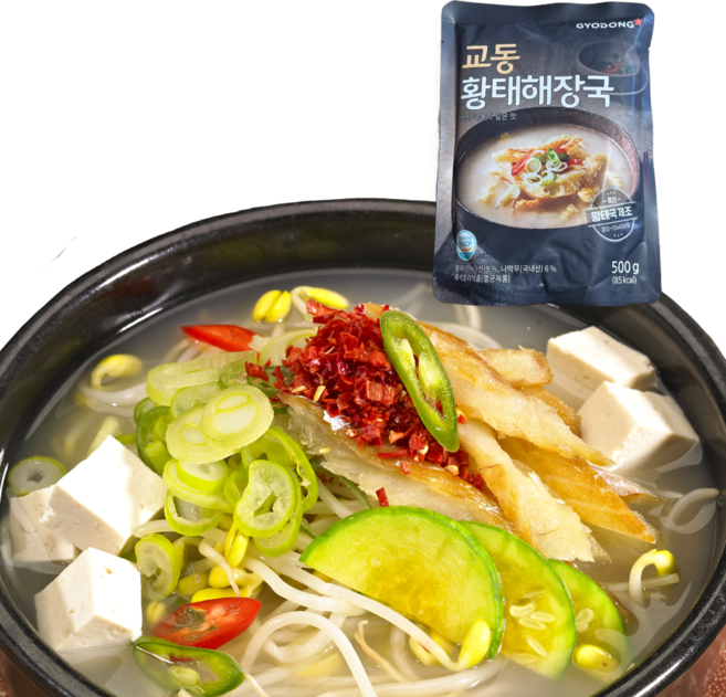 교동 황태해장국, 500g, 10개
