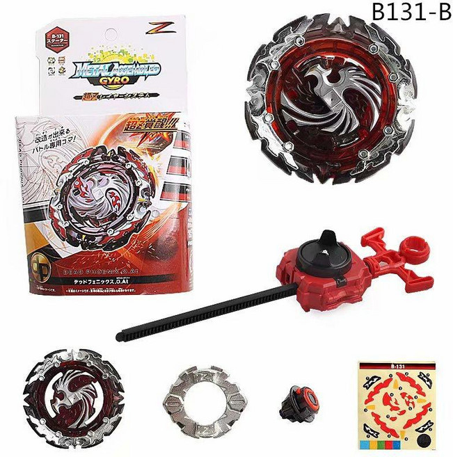 베이블레이드 슈퍼킹 루시퍼 B169 전투 팽이 합금 발사기 포함, 1개, 131, 1cm