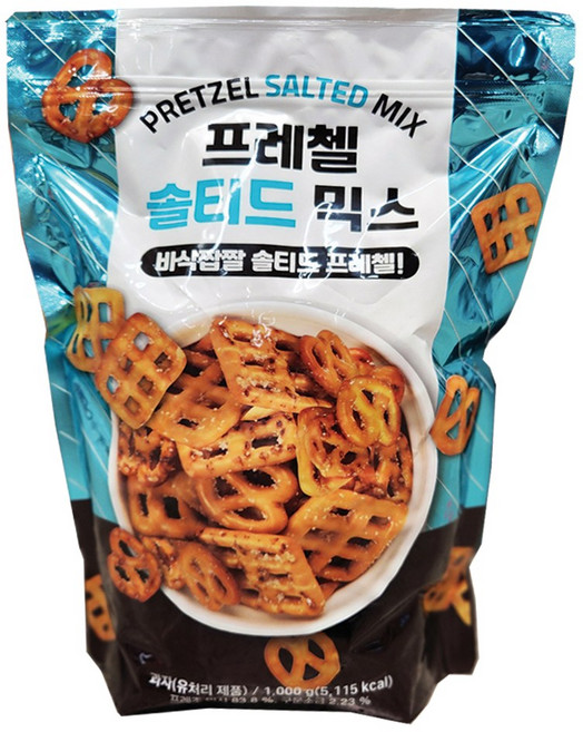프레첼 솔티드 믹스 바삭짭짤 솔티드믹스, 1개, 1kg