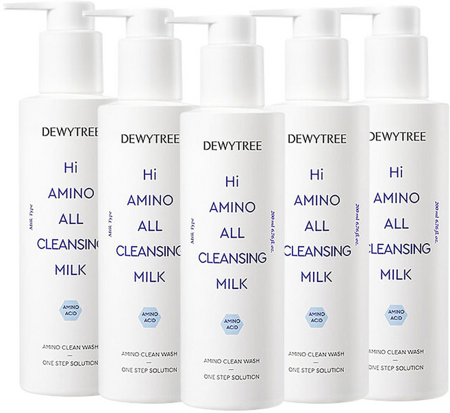 듀이트리 하이 아미노 올 클렌징 밀크, 200ml, 5개