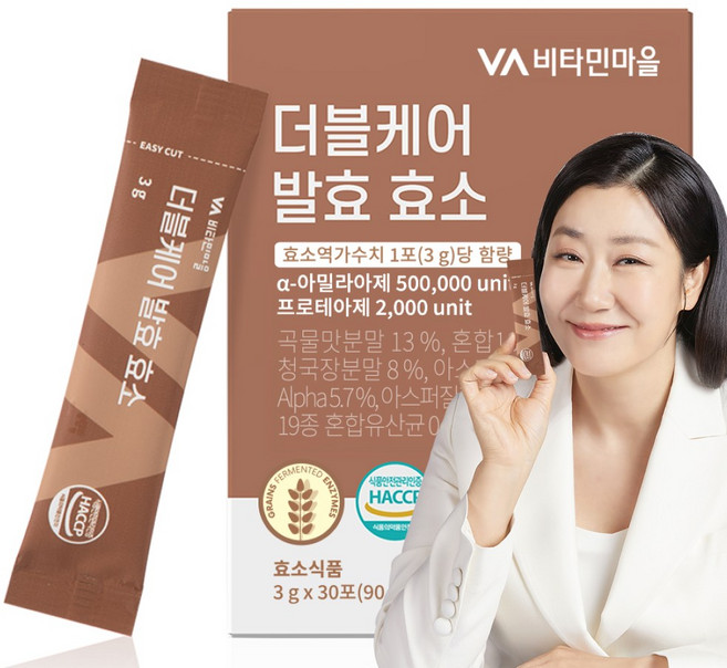 비타민마을 더블케어 발효 효소 30p, 90g, 1개