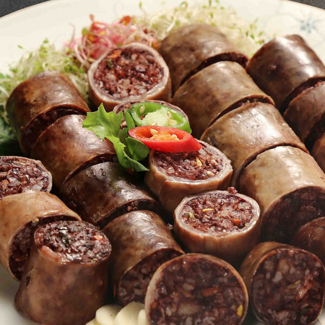 미트타임 명가 남도 암뽕 순대 막창순대 500g, 1개