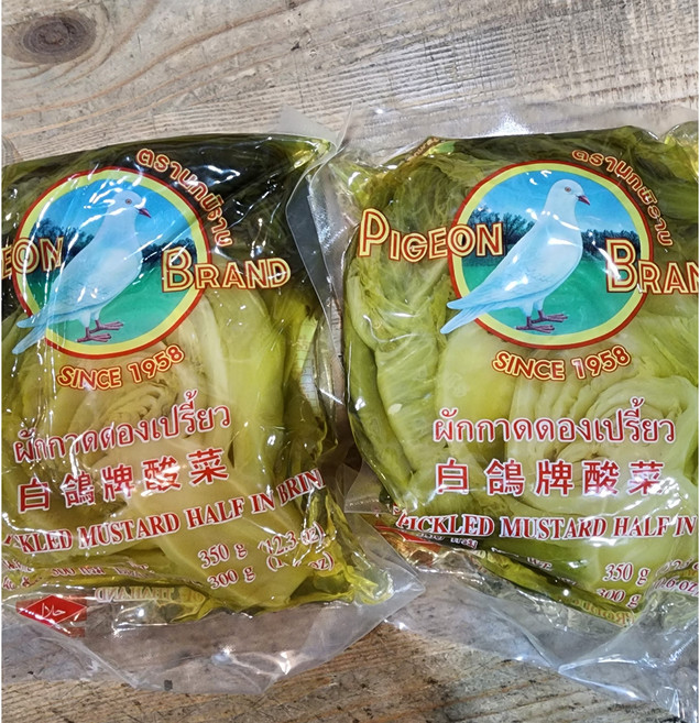 [태국 갓김치] Pigeon Brand 갓절임 350g worldfood, 2개