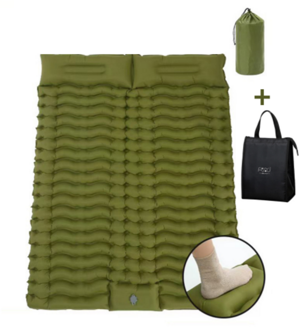 미퍼 캠핑 자충 에어매트 + 보냉백 + 보관파우치