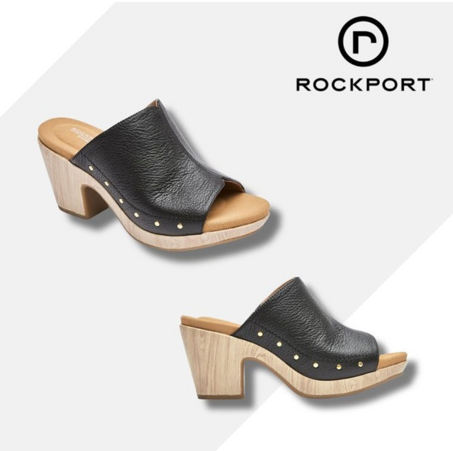 [빠른출고/브랜드] 락포트 여성 슬라이드 슬리퍼 추천 1 Color 여자 여름 실내 실외 겸용 여름 굽 발편한 구두 샌들