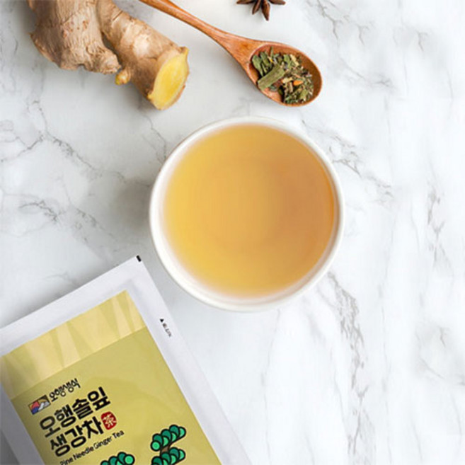 밀그린 오행생식 오행솔잎생강차 / 강한 매운맛, 1개입, 1개