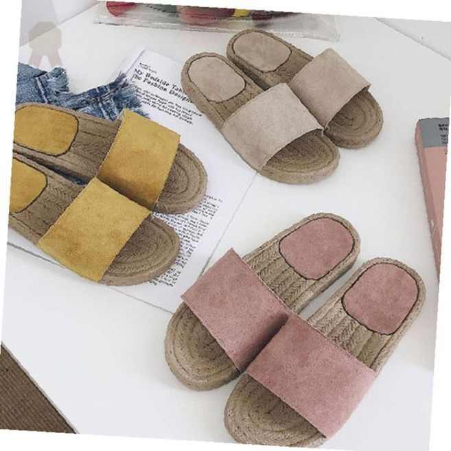 라탄 슬리퍼 슬림/여름슬리퍼/린넨