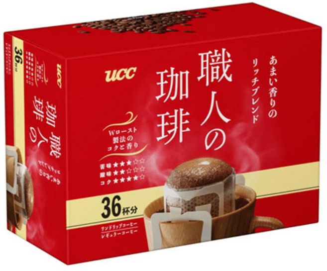 UCC 장인의 커피 드립백 커피 36개입 리치블렌드, 1개