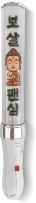 보살팬 이글 LED 야구 응원봉, 1개, 흰색