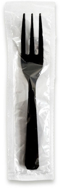 생활을그리다 미니포크 블랙 12cm, 1개, 100개입