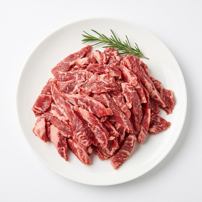 [찐신선] 도톰도톰 부드러운 소갈비살 미국산 800g, 1개