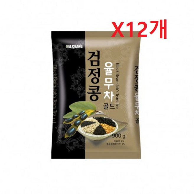 원하프검정콩 율무차 900gx12개/희창총알배송, 1kg, 12개, 1개