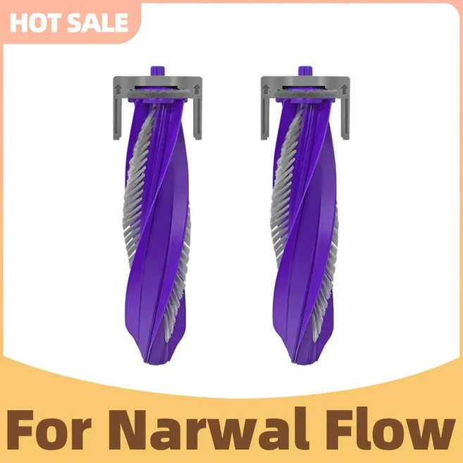 나르왈 플로우 진공청소기용 액세서리 교체용 부품 메인 사이드 브러시 HEPA 필터 천 먼지 봉투, 01 Set  B