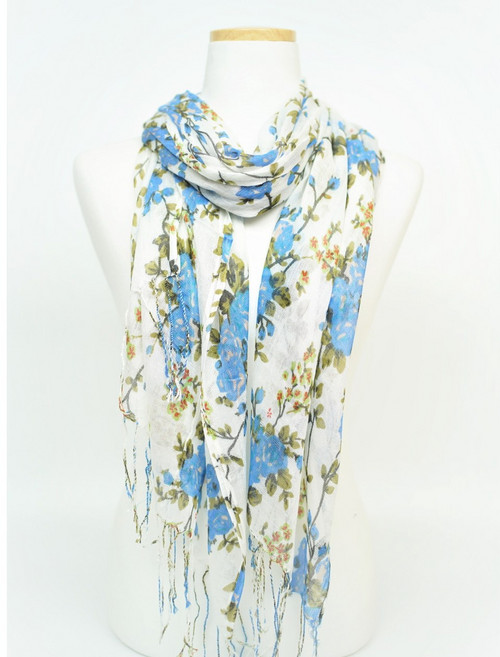 아우름 면 플라워 스카프