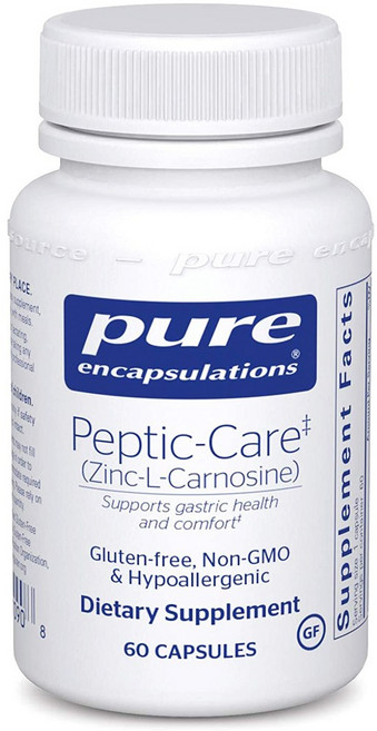Pure Encapsulations Peptic-Care 퓨어인캡슐레이션 펩틱 케어 징크 카르노신 아연 60정, 1개
