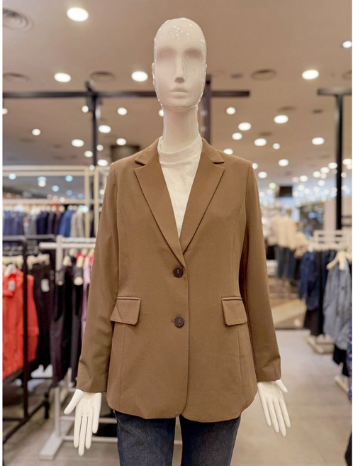 크로커다일레이디 올리비아하슬러 기본싱글 잔절기 정장 재킷 OHCFJK501