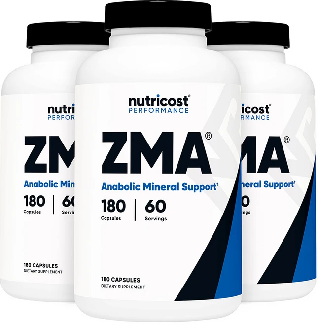 뉴트리코스트 ZMA 490mg 180정 3병, 3개 - 쿠팡