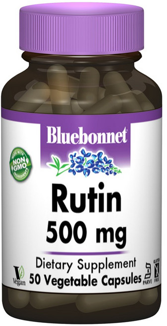 Bluebonnet 芸香苷植物膠囊 500mg, 50顆, 1罐