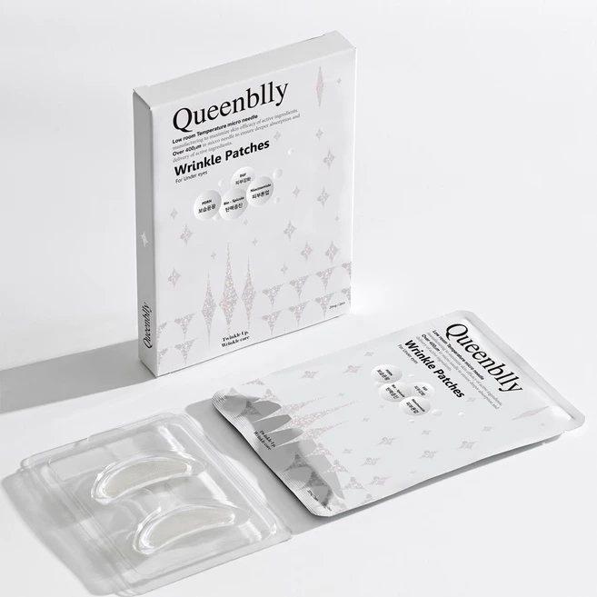 퀸블리 queenblly 주름케어 마이크로 니들패치, 1개, 2개입 - 쿠팡