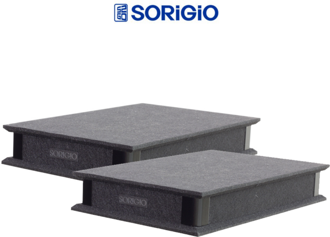 소리지오 Pole 8 레귤러 6~8인치 스피커 방진패드 (1세트), 1개