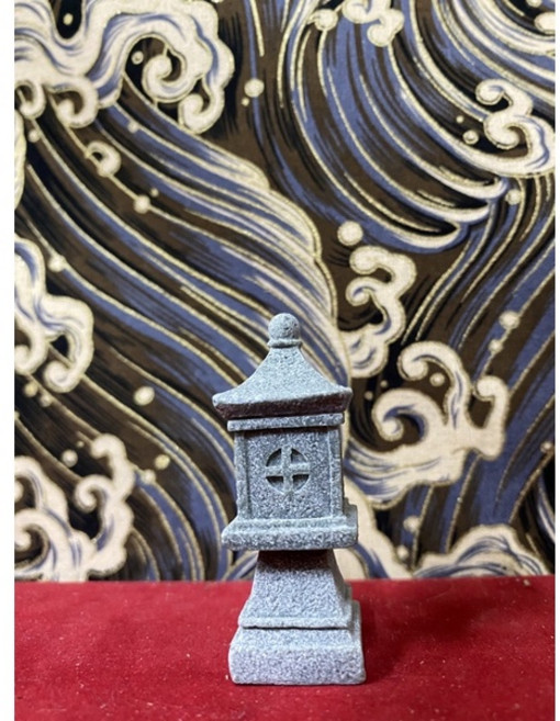京綸 日式石燈籠 中日式石燈籠 石雕造景擺設 景觀辦公裝飾 園藝擺飾 水族造景, 方石燈籠