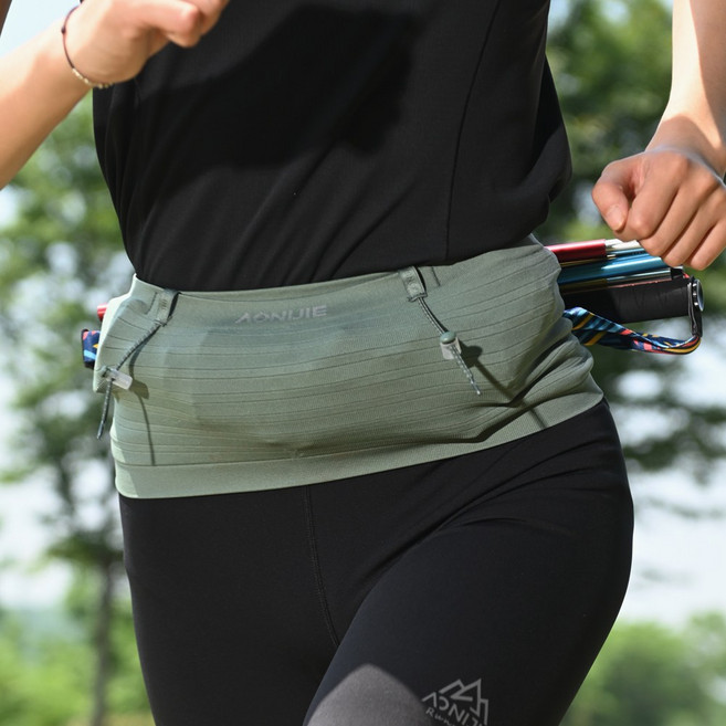 오니지 플립벨트 러닝벨트 등산 보조가방 클라우드 H16, 카키, 1개