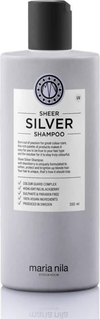 마리아닐라 시어실버 (블랙베리) 샴푸 350ml, 1개 - 쿠팡