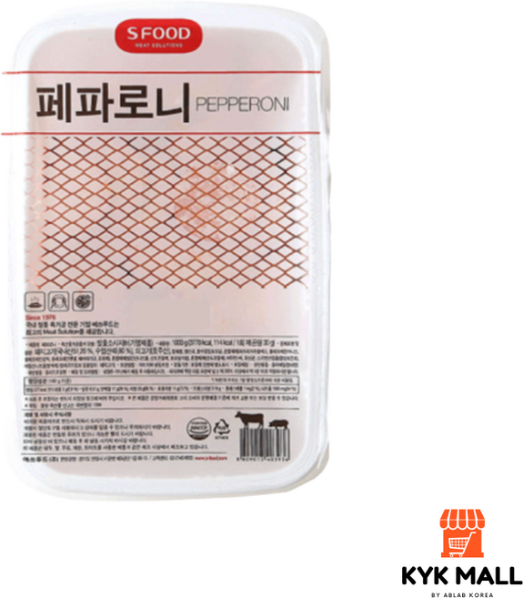 에쓰푸드 페파로니 플러스 1kg 냉동, 1개
