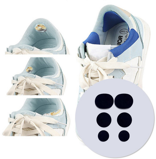 운동화 수선 패치 등산화 운동화 뒤꿈치 수선 신발 발뒷꿈치 패드 메쉬 구멍 런닝화, 구멍수리세트, 블랙, 1개