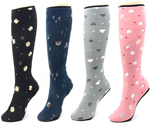 버선의명가 크로바요술버선 캐주얼 장목 5켤레 1SET 수면양말 피치기모원단