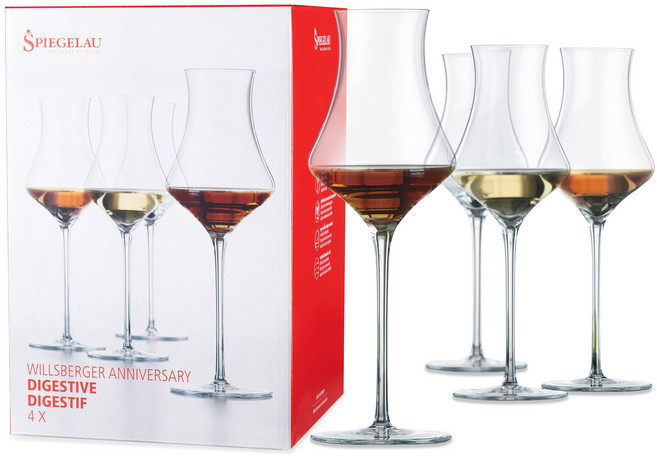 슈피겔라우 윌스버거 애니버서리 다이제스티브 와인잔 190ml, 4개입