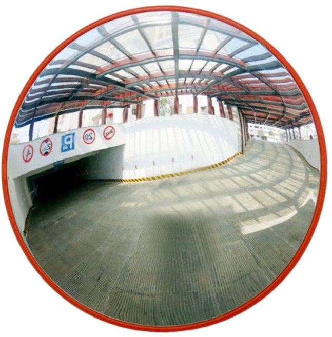 스톰가드 도로 반사경 실내 실외 도로 곡면거올, 오렌지, 1개